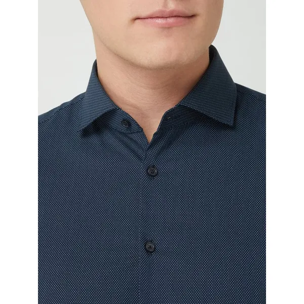 Jake*s Koszula biznesowa o kroju slim fit z dodatkiem streczu ‘Performance Shirt’
