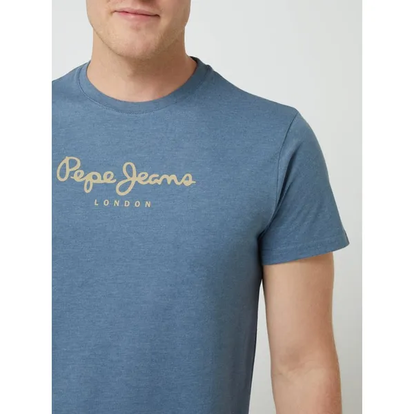 Pepe Jeans T-shirt z dżerseju slub