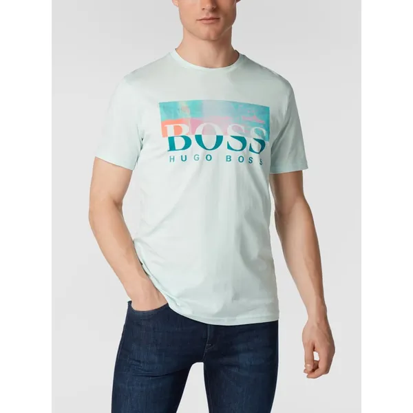 BOSS Casualwear T-shirt z nadrukiem z logo