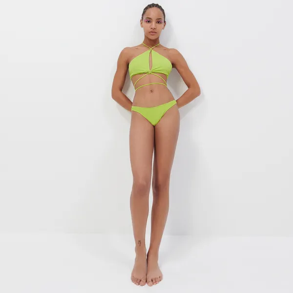 Dół od bikini - Zielony