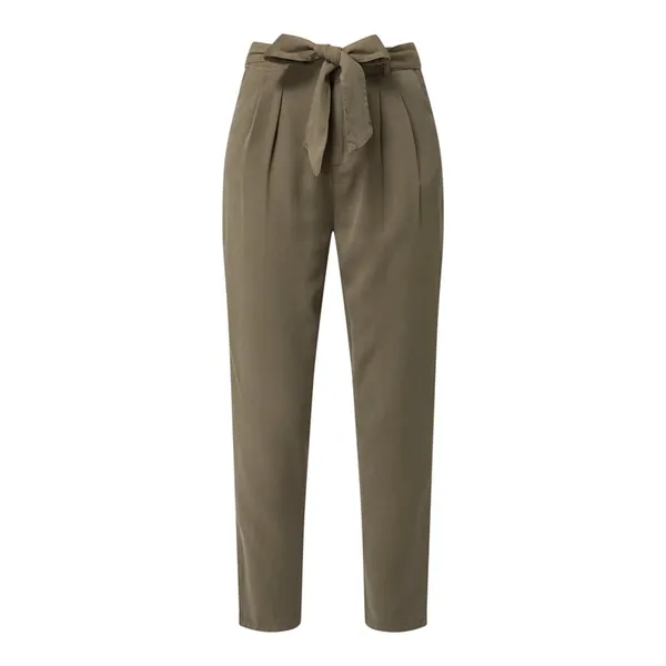 Vero Moda Spodnie z zakładkami w pasie o luźnym kroju z lyocellu model ‘Mia’