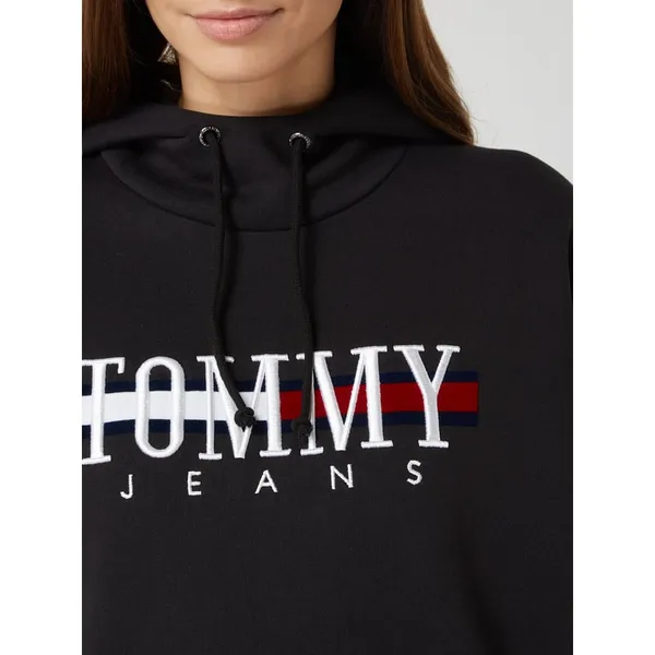 Tommy Jeans Bluza z kapturem i wyhaftowanym logo