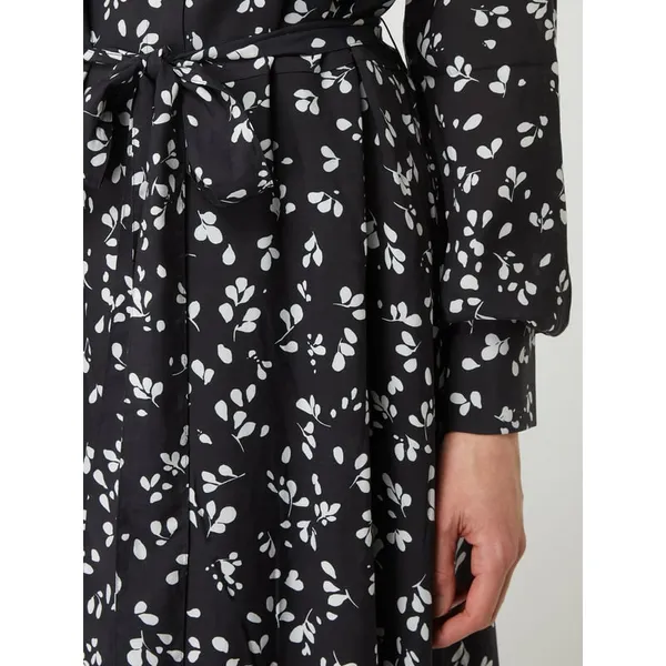 BOSS Sukienka koszulowa z mieszanki wiskozy i modalu model ‘Devitta’