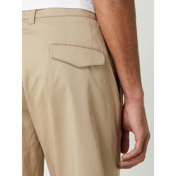 Drykorn Spodnie z zakładkami w pasie z dodatkiem streczu model ‘Nosh’