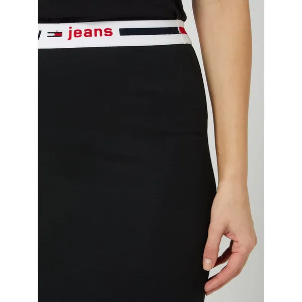 Tommy Jeans Spódnica z elastycznym paskiem z logo