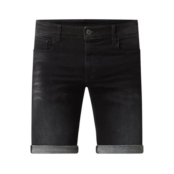 G-Star Raw Szorty jeansowe o kroju slim fit z dodatkiem streczu model ‘3301’