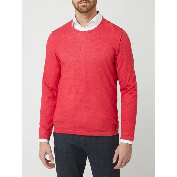 OLYMP Level Five Sweter o kroju body fit z bawełny
