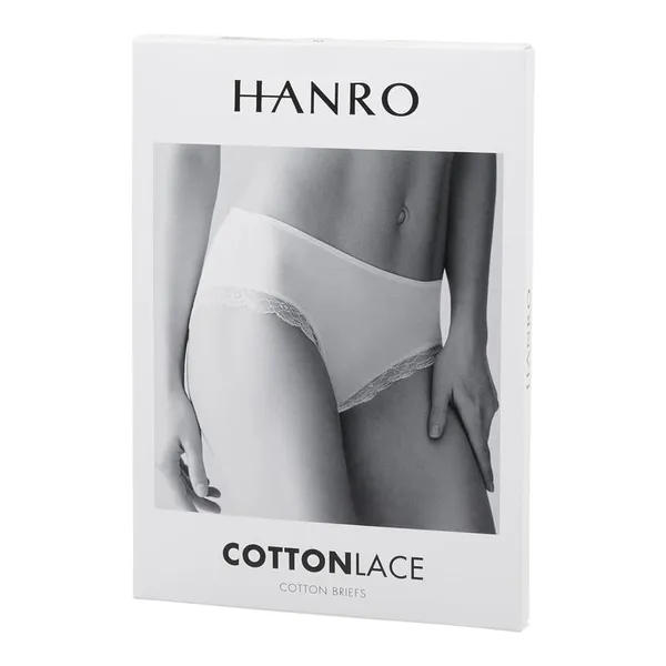 Hanro Figi z single dżerseju model ‘Cotton Lace’