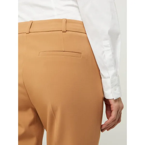 comma Spodnie materiałowe ze zwężaną nogawką i z dodatkiem streczu