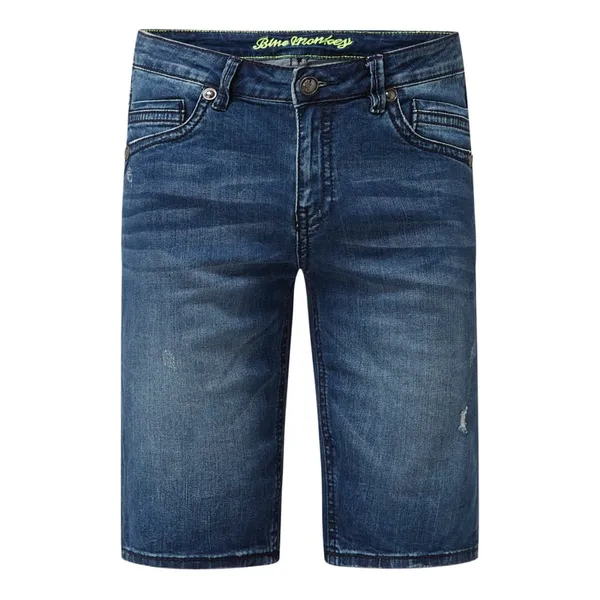 Blue Monkey Szorty jeansowe z dodatkiem streczu model ‘Freddy’
