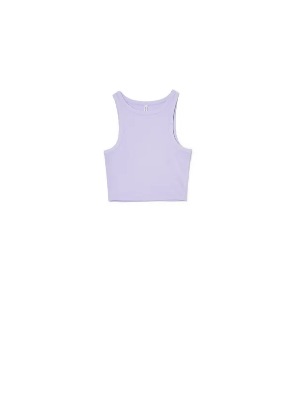 Fioletowy tank top