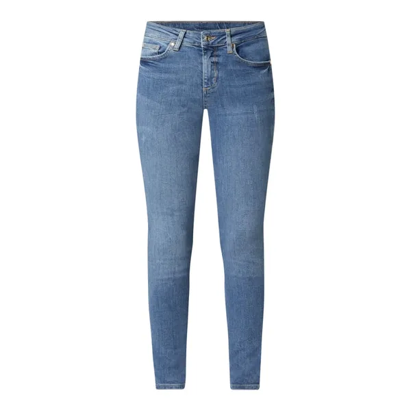Liu Jo Jeans Jeansy z wysokim stanem o kroju skinny fit z dodatkiem streczu model ‘Divine’