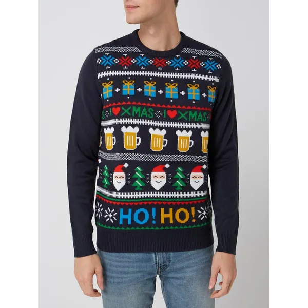 Montego Sweter z bożonarodzeniowym wzorem