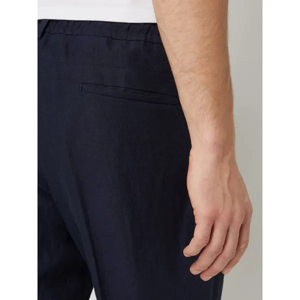 JOOP! Collection Spodnie do garnituru o kroju slim fit z lnu model ‘Eames’