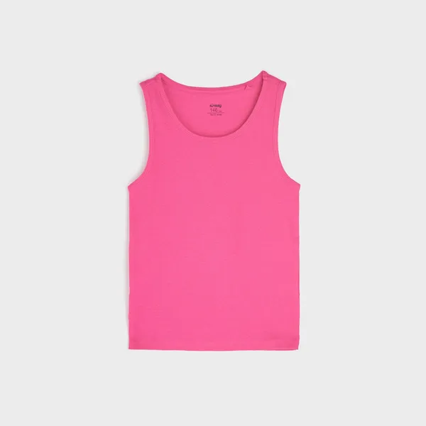 Koszulka na ramiączkach - Różowy