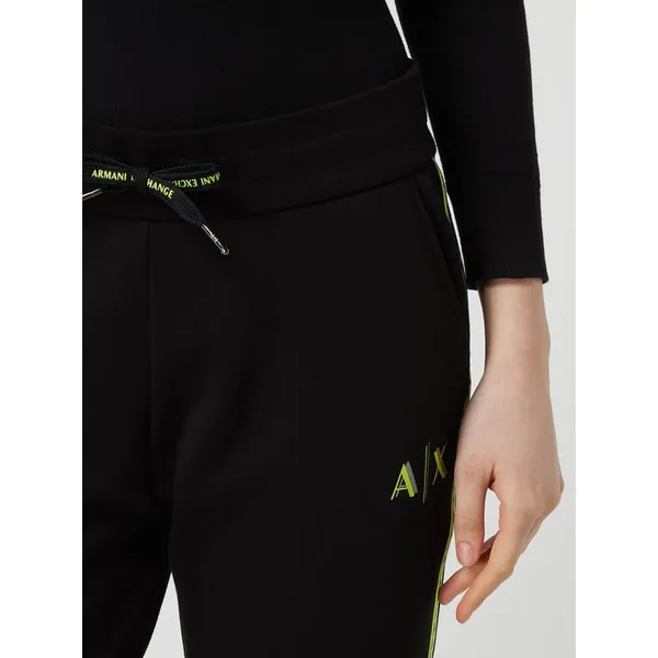 ARMANI EXCHANGE Spodnie dresowe z detalami z logo