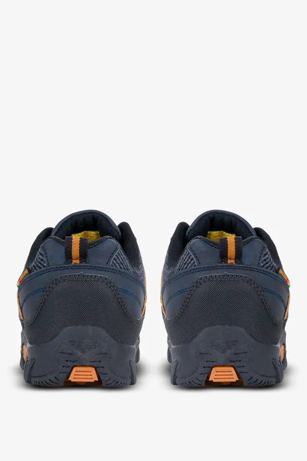 Granatowe buty trekkingowe sznurowane badoxx mxc8079