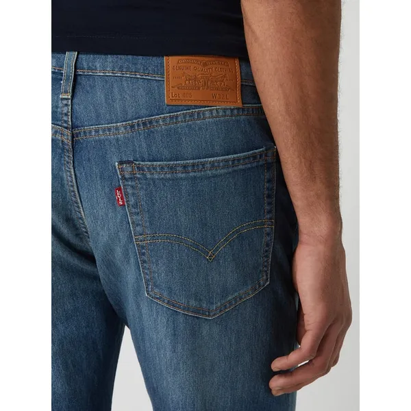 Levi's® Szorty jeansowe o kroju standard fit z dodatkiem streczu model ‘405’ — oddychające