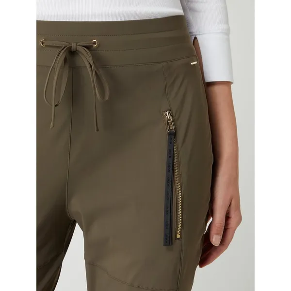 JOOP! Spodnie ze streczem z kieszeniami zapinanymi na zamek błyskawiczny model ‘Mirella’