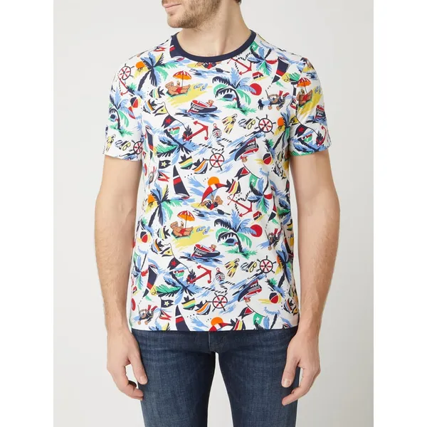 Polo Ralph Lauren Koszula o kroju custom slim fit z wzorem na całej powierzchni