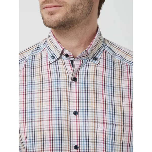 OLYMP Koszula biznesowa o kroju regular fit z bawełny