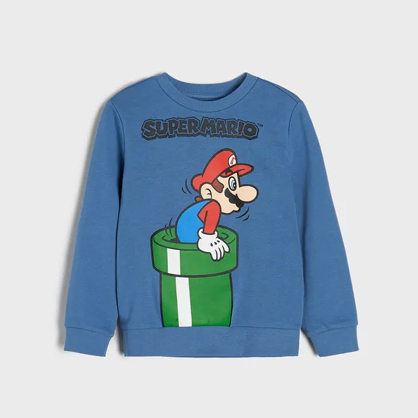 Bluza Super Mario - Niebieski