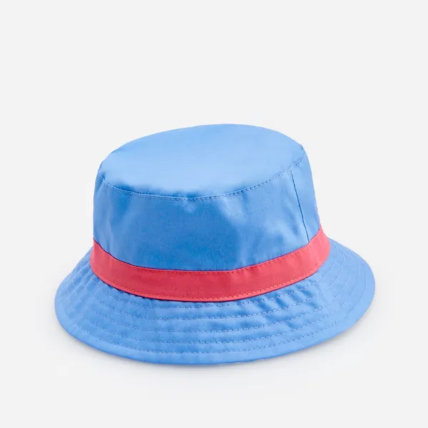 Dwustronny kapelusz bucket hat - Niebieski