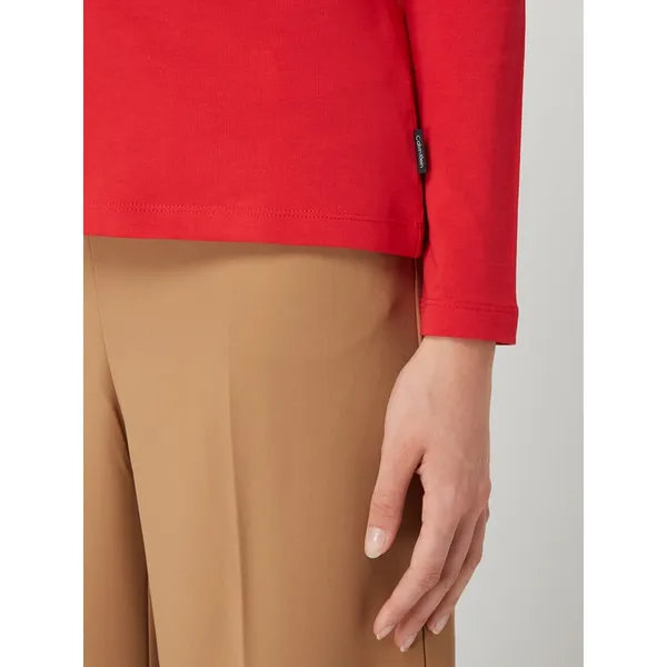 CK Calvin Klein Bluzka z długim rękawem z logo z nitów