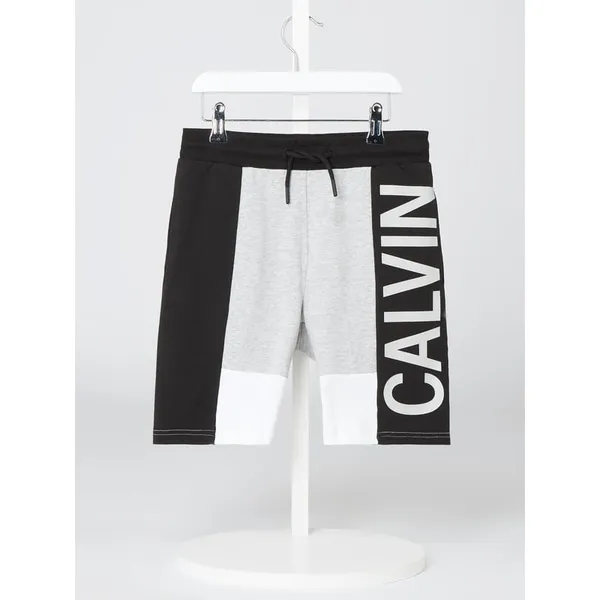 Calvin Klein Jeans Szorty z dzianiny dresowej z dodatkiem modalu