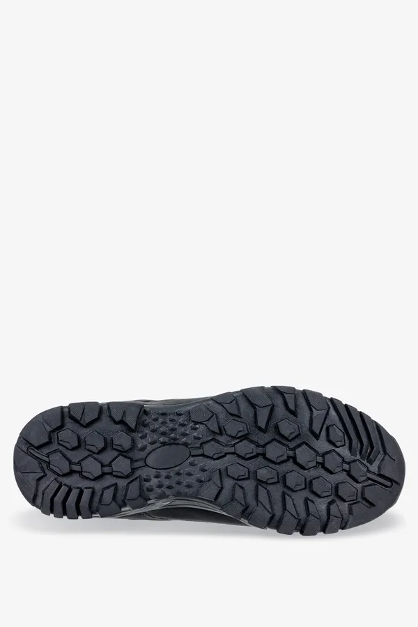 Czarne buty trekkingowe sznurowane badoxx mxc8235