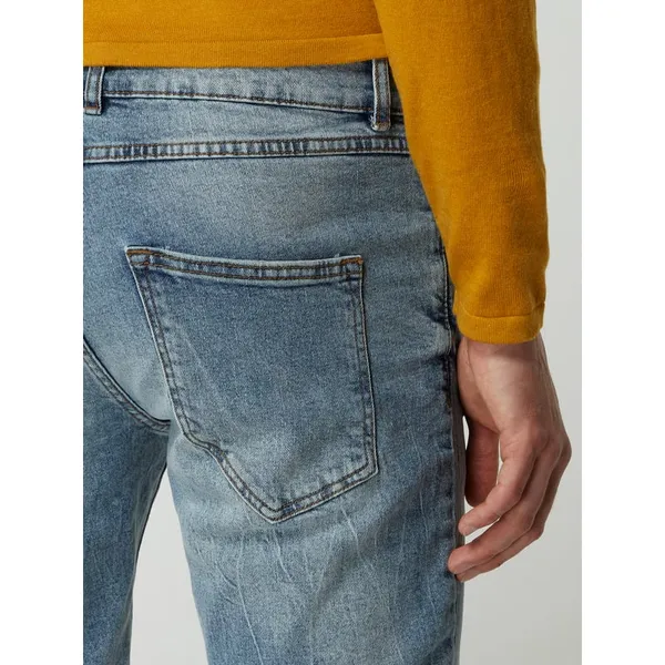 Redefined Rebel Szorty jeansowe o kroju regular fit z dodatkiem streczu model ‘Oslo’