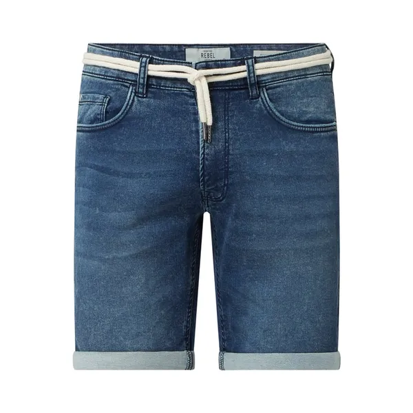 Redefined Rebel Szorty jeansowe o kroju regular fit z dodatkiem streczu model ‘Sydney Terry’