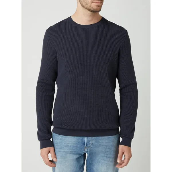 JOOP! Collection Sweter o kroju regular fit z bawełny model ‘Fiore’