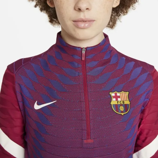 Damska treningowa koszulka piłkarska Nike Dri-FIT ADV FC Barcelona Strike Elite - Czerwony