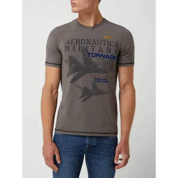 Aeronautica Militare T-shirt z nadrukiem i haftem