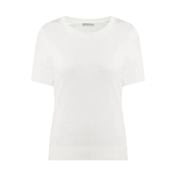 Drykorn T-shirt z mieszanki lyocellu i bawełny model ‘Fammy’