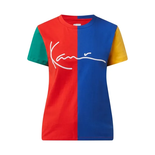 KARL KANI T-shirt z wyhaftowanym logo