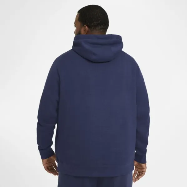 Męska bluza z kapturem i zamkiem na całej długości Nike Sportswear Club Fleece - Niebieski