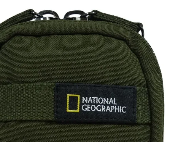 Saszetka pionowa do paska National Geographic MILESTONE 14205 khaki