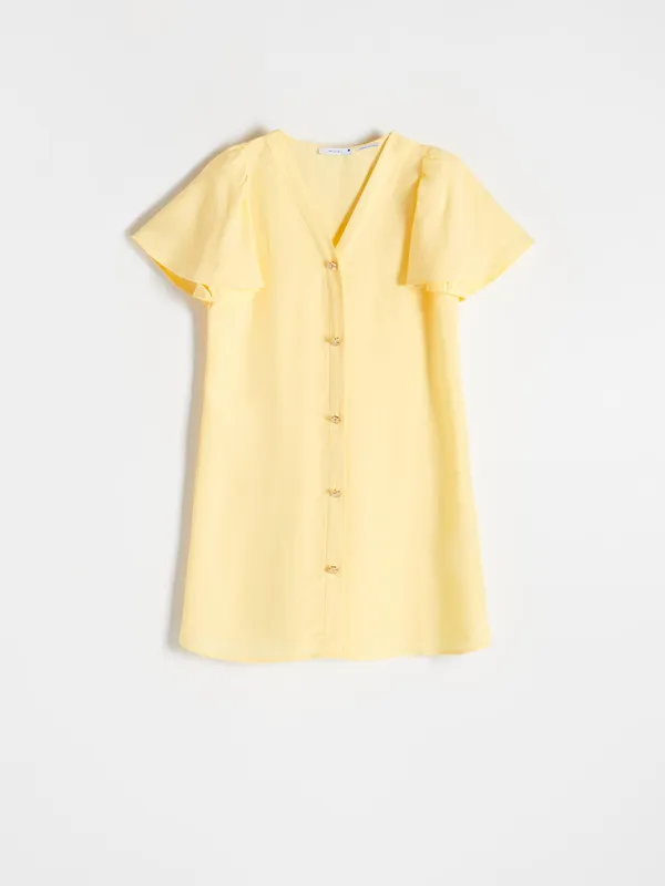 Sukienka mini - Żółty