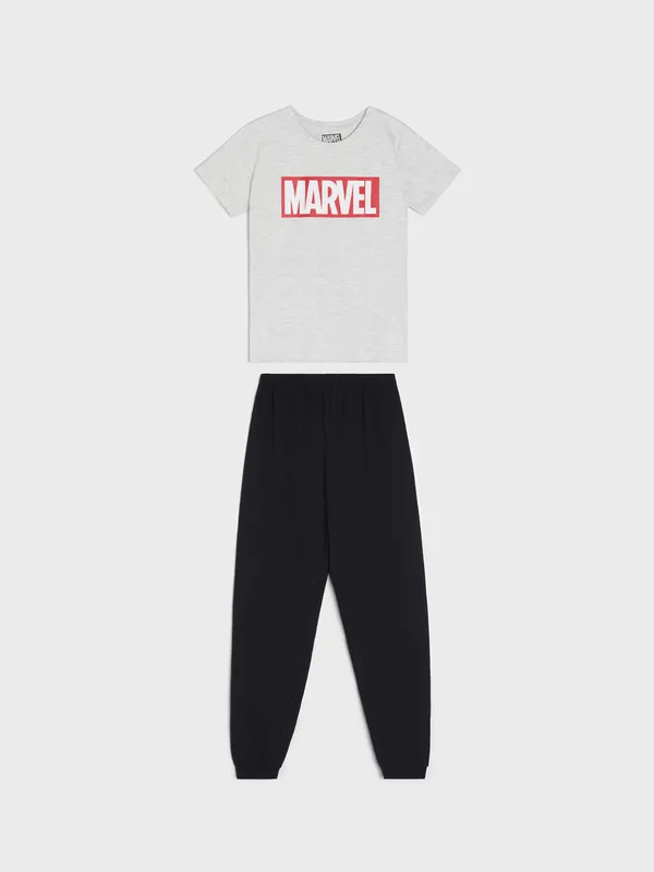 Piżama Marvel - Czarny