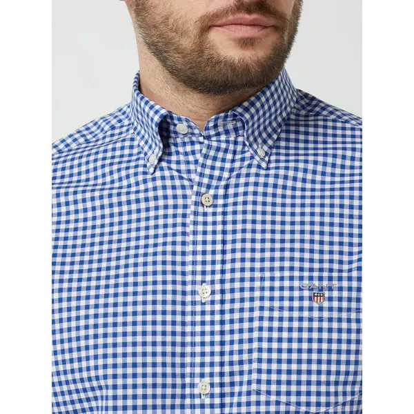 Gant Koszula casualowa o kroju regular fit z popeliny z krótkim rękawem