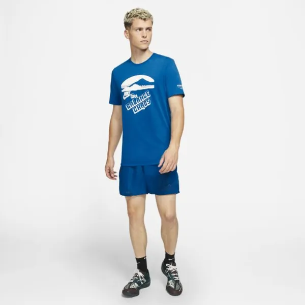 T-shirt męski Nike x Gyakusou - Niebieski