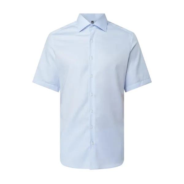 Eterna Koszula biznesowa o kroju regular fit z natté z krótkim rękawem