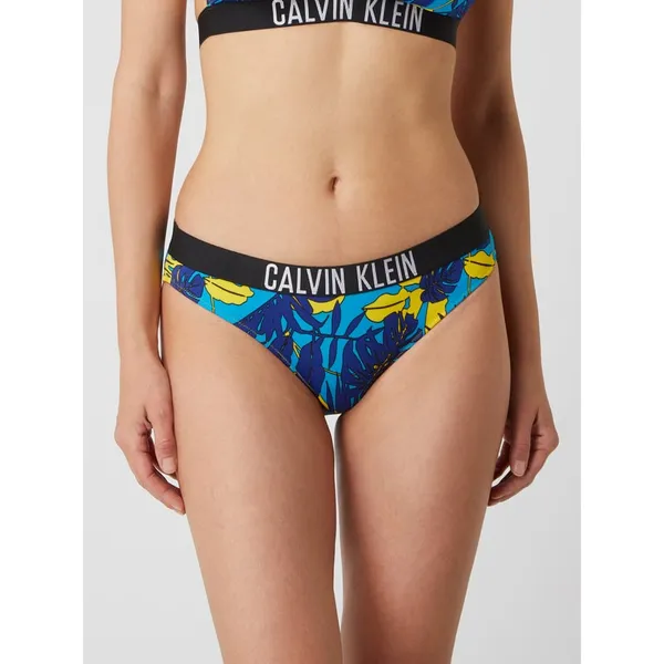 Calvin Klein Underwear Figi bikini ze wzorem na całej powierzchni