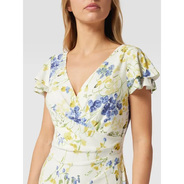 Lauren Ralph Lauren Sukienka z zakładką i kwiatowym wzorem