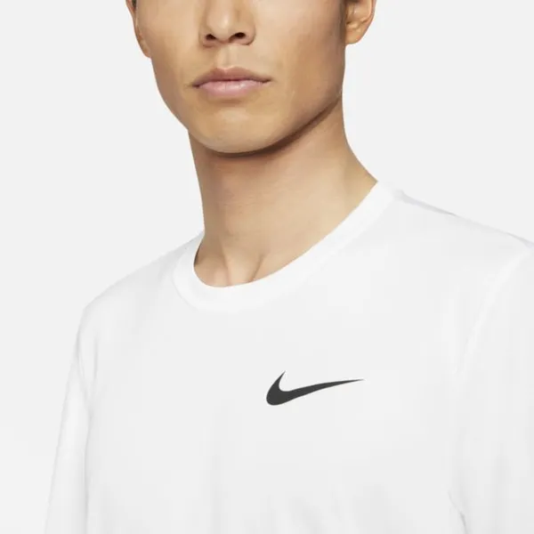 Męska koszulka treningowa z krótkim rękawem Nike Dri-FIT Superset - Biel