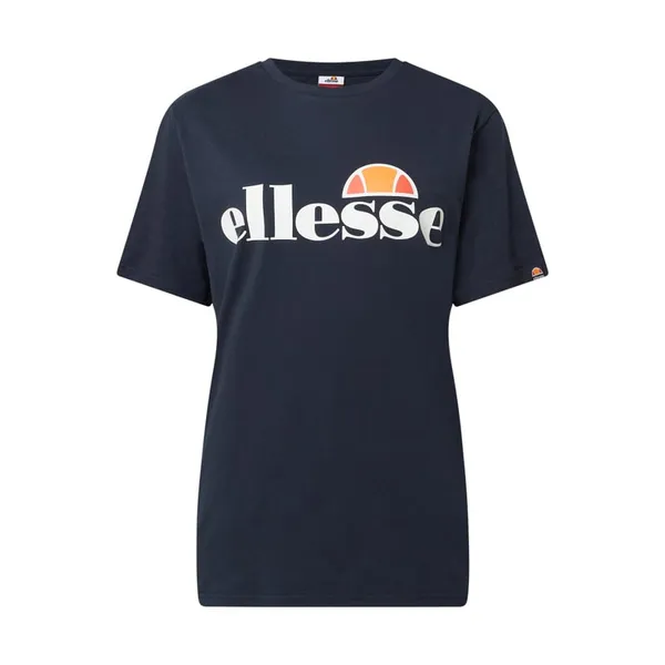 Ellesse T-shirt z bawełny z detalami z logo