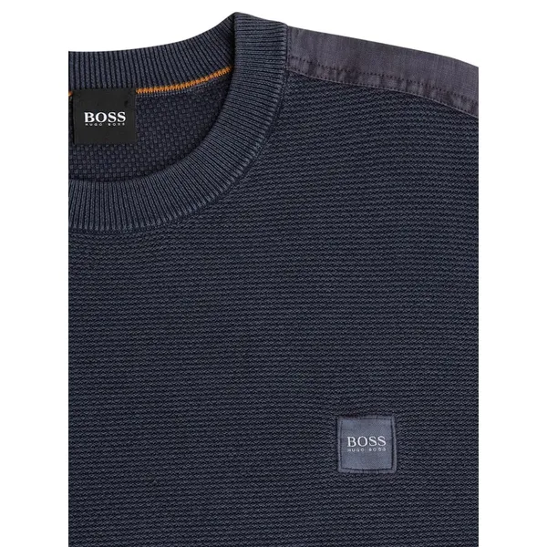 BOSS Casualwear Sweter z bawełny model ‘Ampagne’