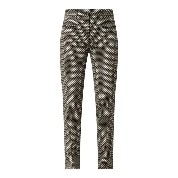 Gardeur Spodnie materiałowe ze skróconą nogawką i z dodatkiem streczu model ‘Zene’